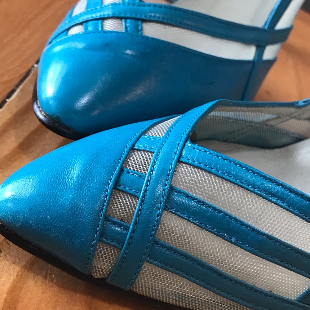 Blue Net Heels - Picture 5 of 6